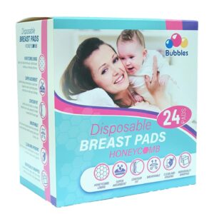 bubbles disposable breastpads honeycomb 24 pads